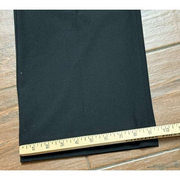 Women's Talbots Dress Pants Black Curvy Fit Mid Rise Work Straight Leg Size 10 - Picture 5 of 8